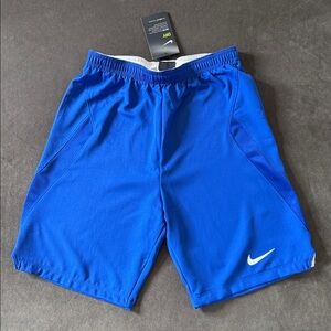Kids Nike Dry Youth Unisex Blue Sport Shorts AJ1265-480 LARGE NWT